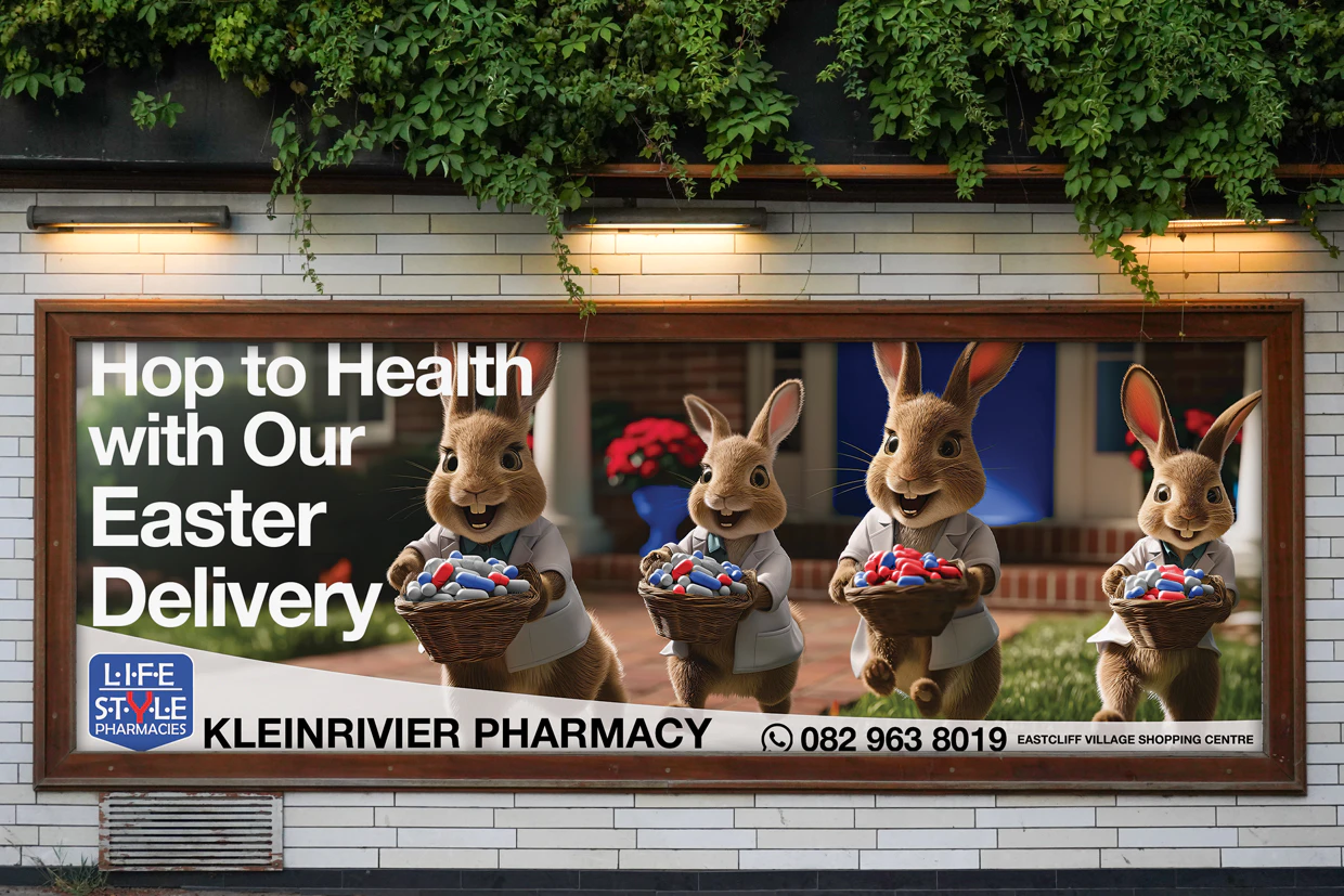 Celebrate Easter with wellness! Check out our festive ad featuring special deals on health products and services. Keeping you happy and healthy this spring.