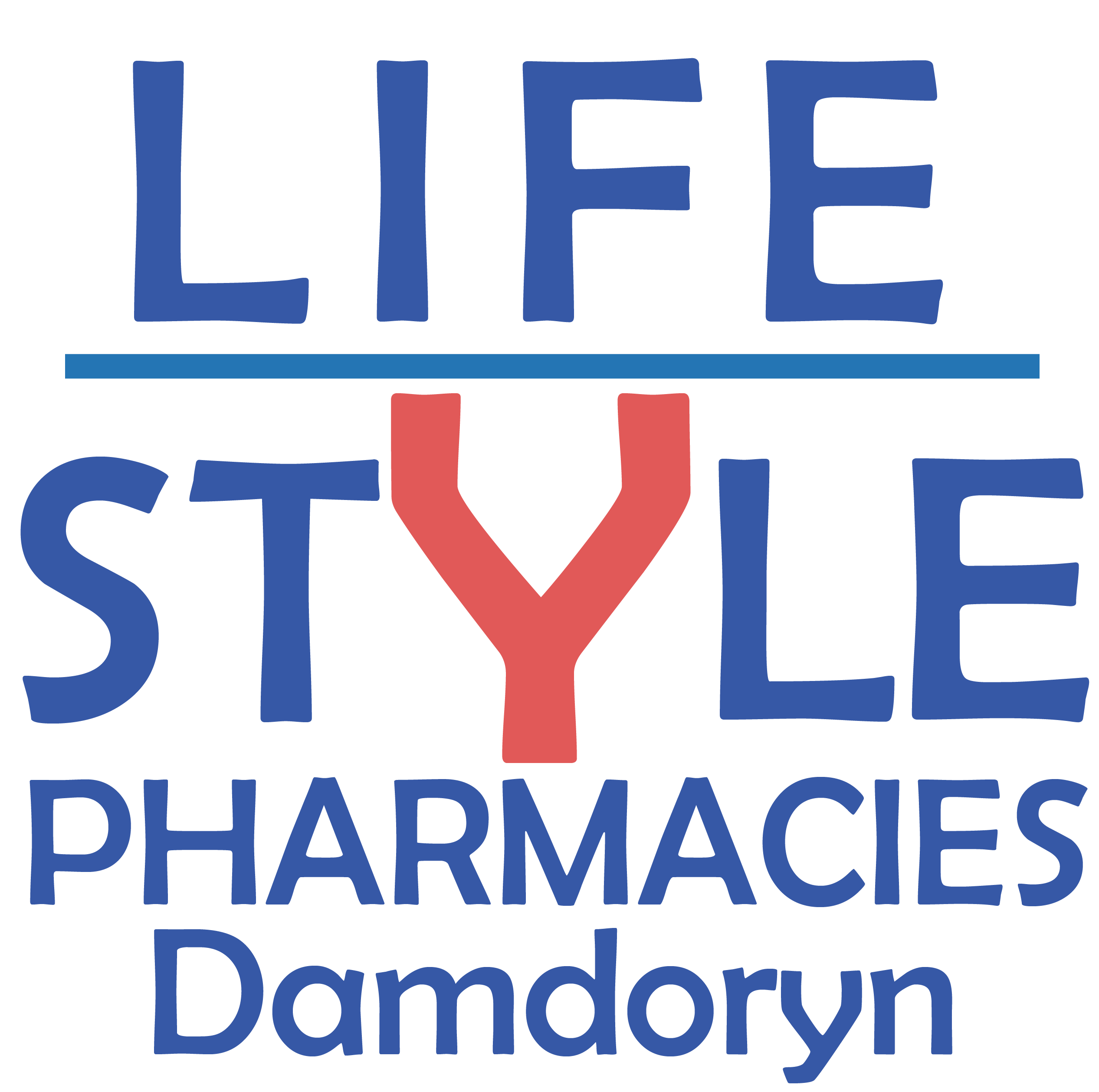 Your health, our priority - Damdoryn Pharmacy's logo symbolizes quality healthcare and pharmacy services in Hartbeespoort since 2008.