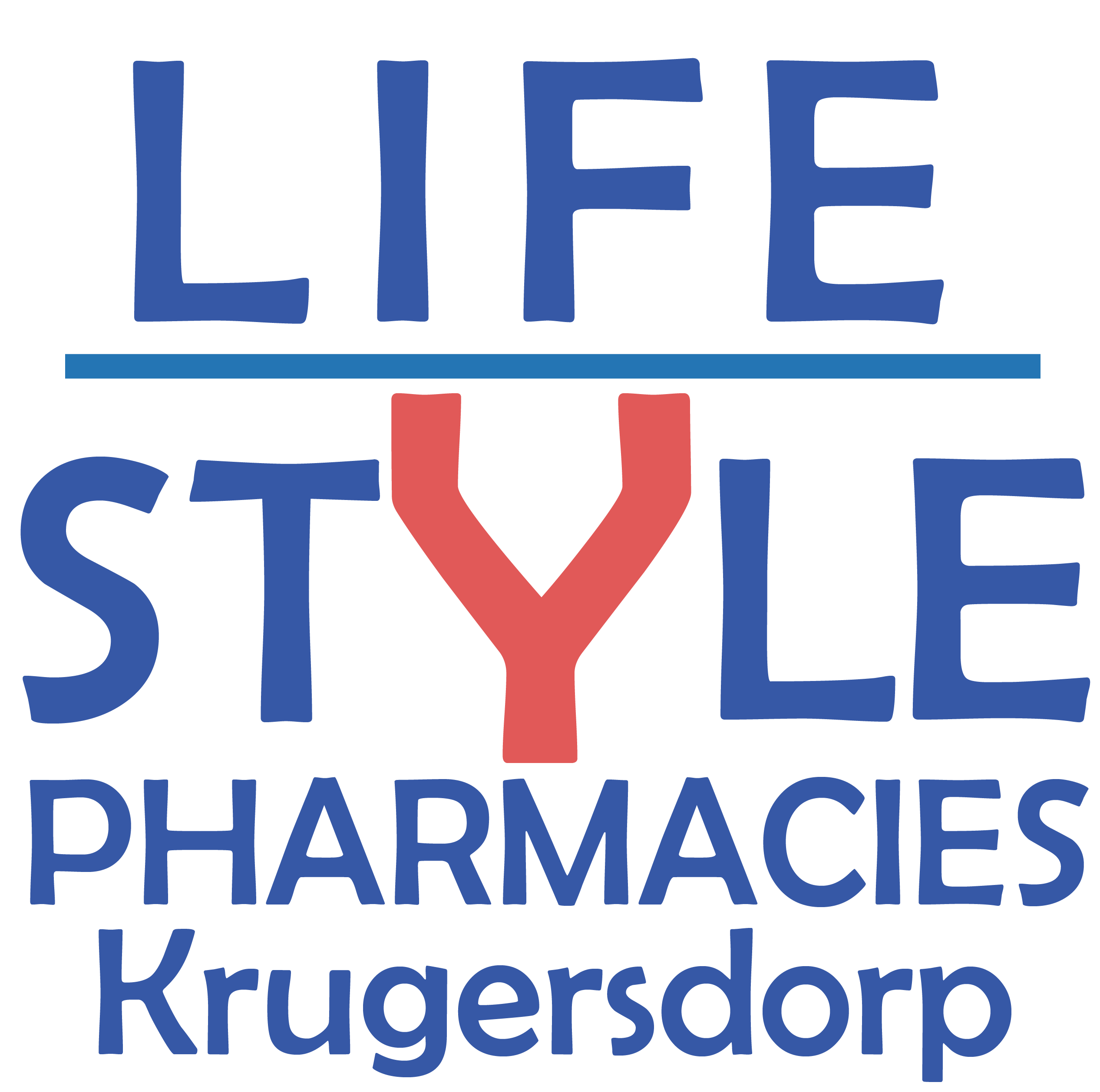 Expert care close to home - Krugersdorp Pharmacy's logo represents premier pharmacy services in Krugersdorp, enhancing community health since 2022.